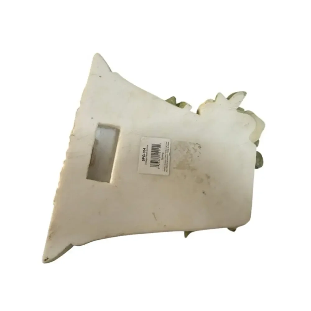 Vintage Floral Hummingbird Wall Shelf Sconce w/ Lace Resin 7